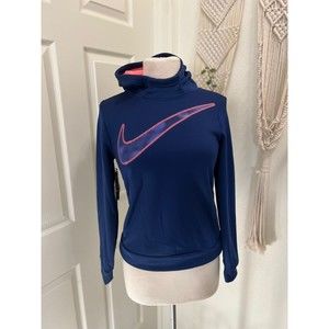 NWT Nike Dri Fit Blue Hoodie